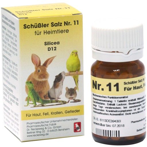 SCHÜSSLER SALZ Nr.11 Silicea D 12 f.Heimtiere